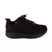 Svarta Gaitline sneakers i nubuckläder