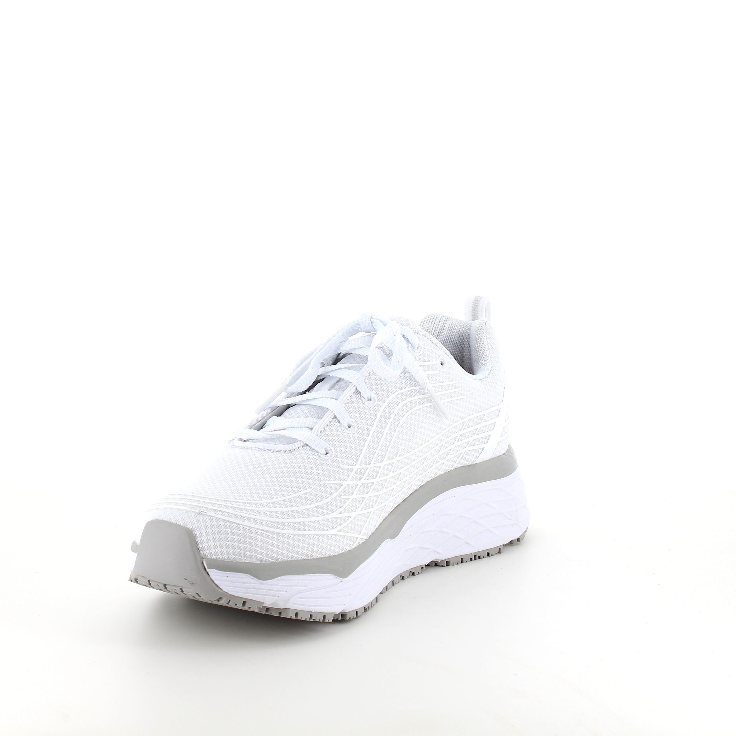 Skechers Work med max cushioning-sulor, vit