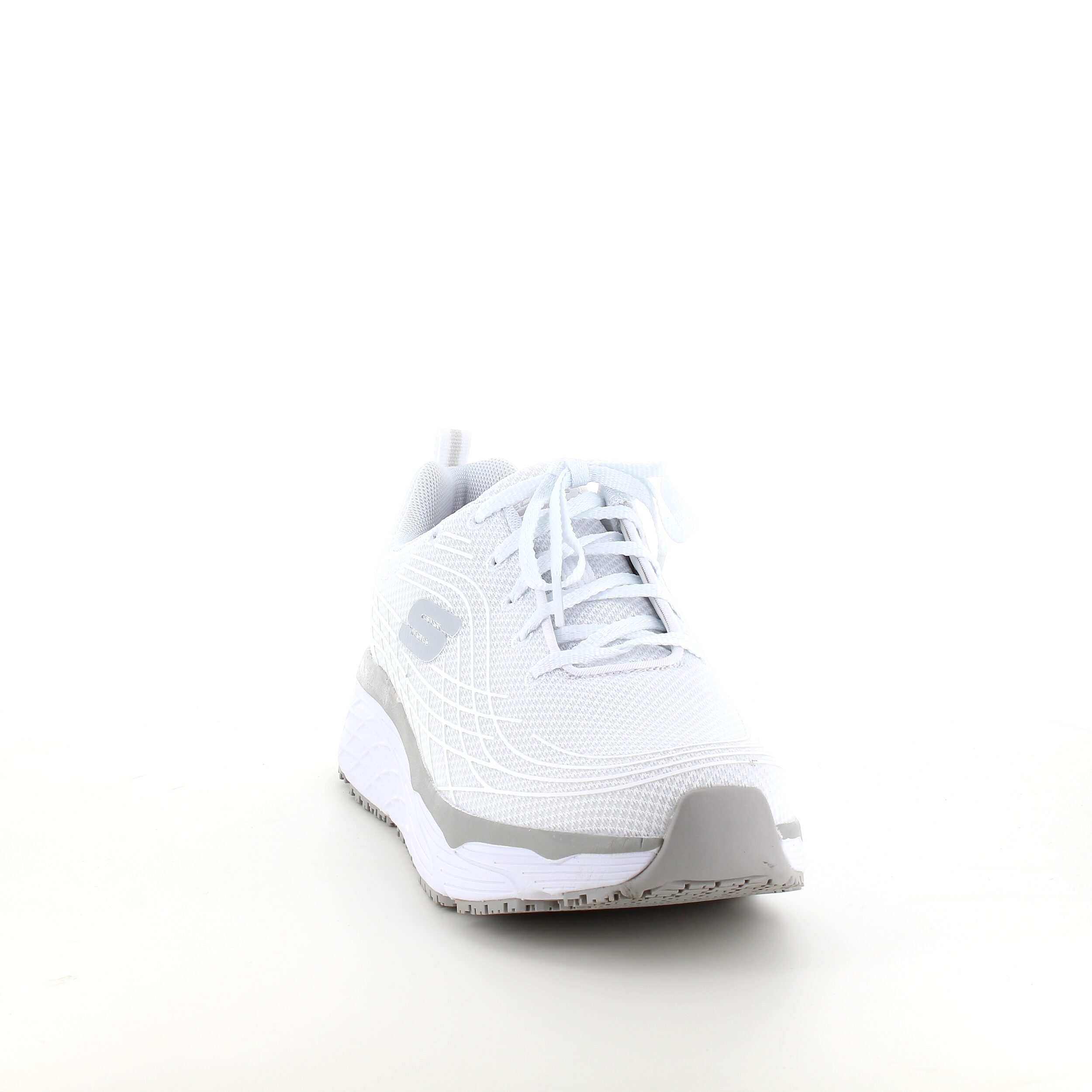Skechers Work med max cushioning-sulor, vit