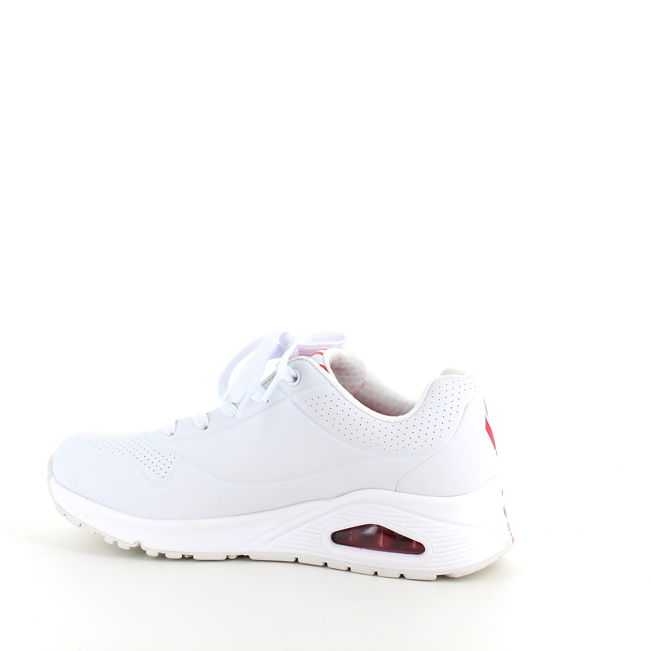 Vita Skechers-skor med fina detaljer