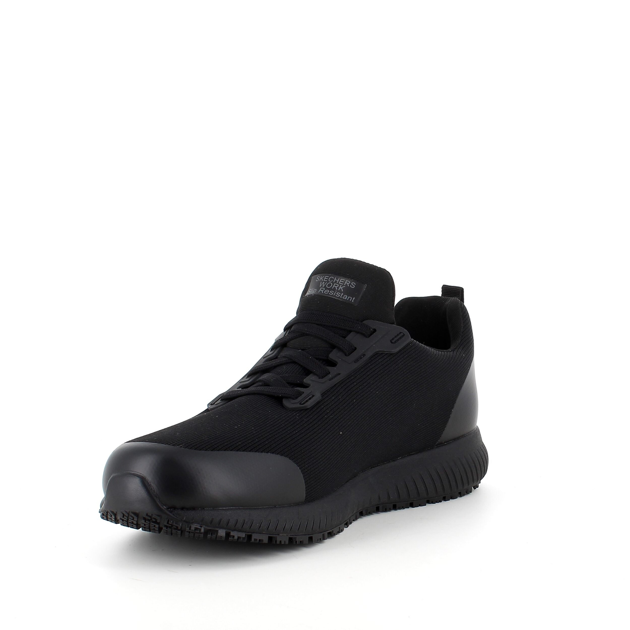 Svarta Skechers work-skor med ESD
