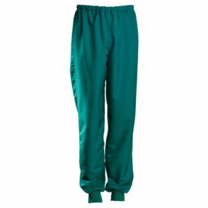 Nybo gröna unisex micro sportbyxor, ribbad mudd, antistatisk