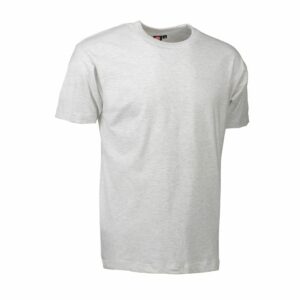 Nybo Snow Melange Herr Basic T-shirt — Klassisk modell, slitstark