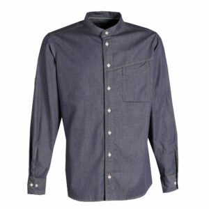 Nybo Denimblå Unisex New Nordic Gastrojacka, Långa ärmar, Elastisk komfort