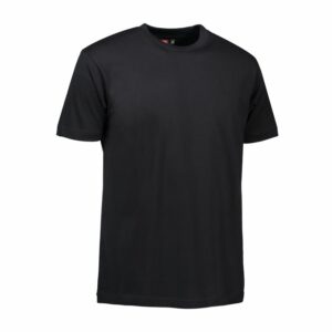Nybo Sort Herre Basic T-shirt, Klassisk modell, slitstark passform