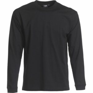Nybo Svart Herr Prowear T-shirt, Långärmad, Extra slitstark