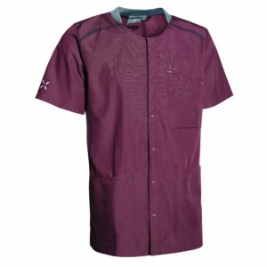 Nybo Bordeaux Unisex Sporty Tunika, rymliga fickor, justerbar
