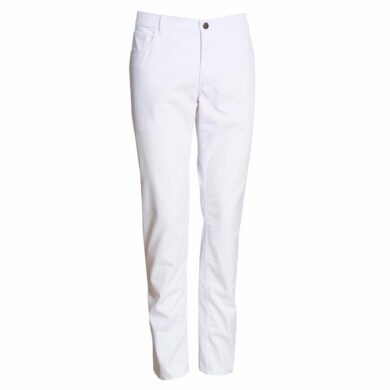 Nybo Vit Unisex Harmonybukser, Stretch, Justerbar resår
