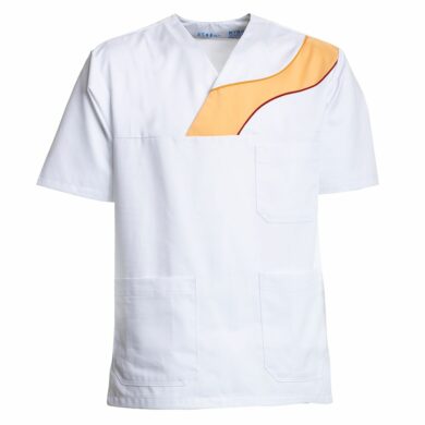 Nybo Vit/Gul Unisex Sunshine Busseronne, slitsar och Flex Fix-knappar