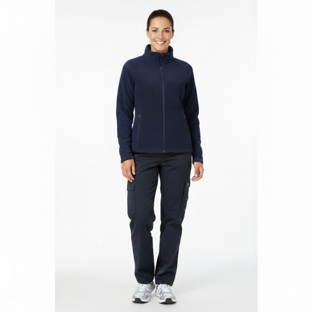 Nybo Navy Dam Microfleececardigan – Shirts & Outdoort, antipilling, resår