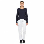 Långärmad damt-shirt i navy