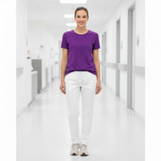 Nybo Move vita unisex träningsbyxor, 4-vägs stretch, komfort, justerbar passform