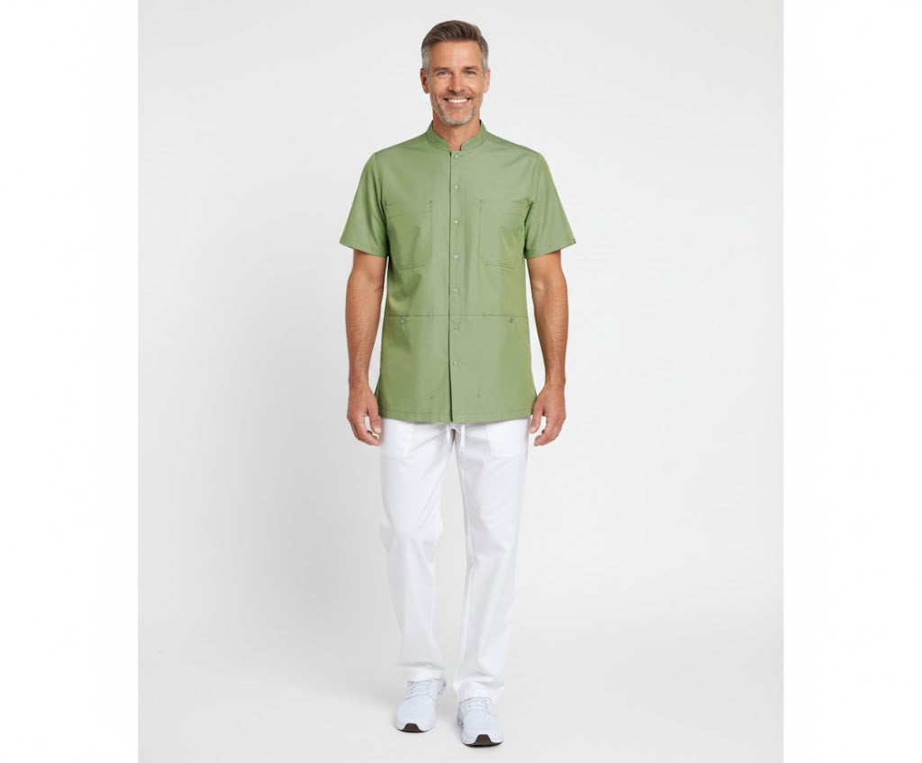 Nybo Grøn Unisex Nature Skjorte, justerbar, slitstark