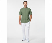 Nybo Grön Unisex New Nordic Kockjacka, Kortärmad, Stretch, Bekväm Passform