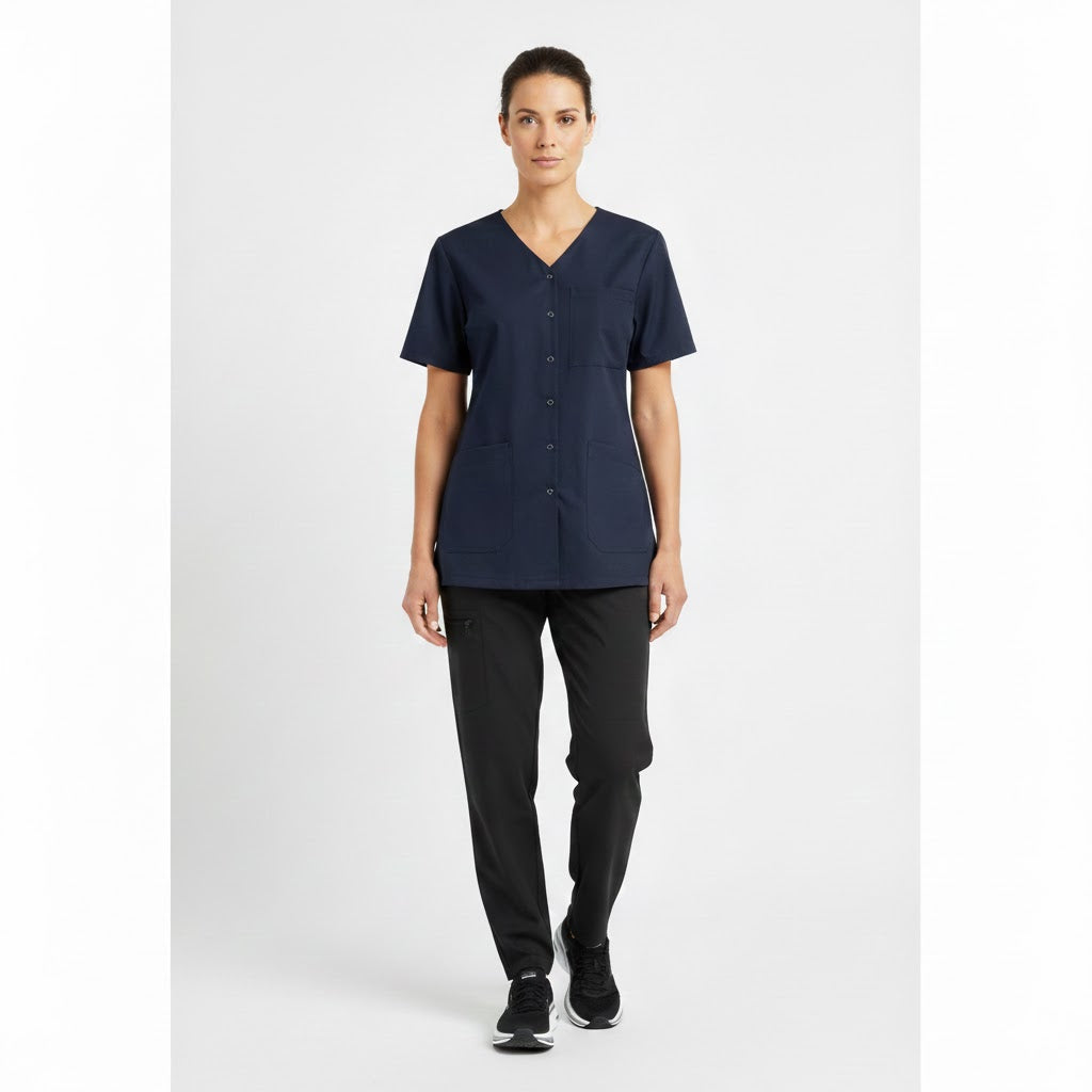 Nybo Navy Dame Charisma Premium Tunika, Kortärmad, Temperaturreglerande, Komfort