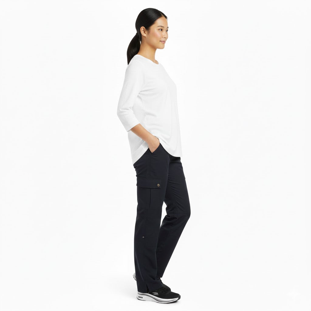 Nybo Navy Unisex Fusionbukser, flexibla byxor med uppvik
