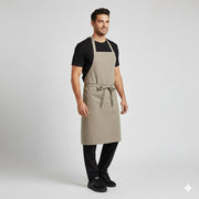 Nybo Khaki Unisex New Nordic Kuskeförkläde, Justerbar, Stora fickor