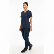 Nybo Navy Unisex Heart Pull-on-byxor, Andningsbar, Rymlig passform