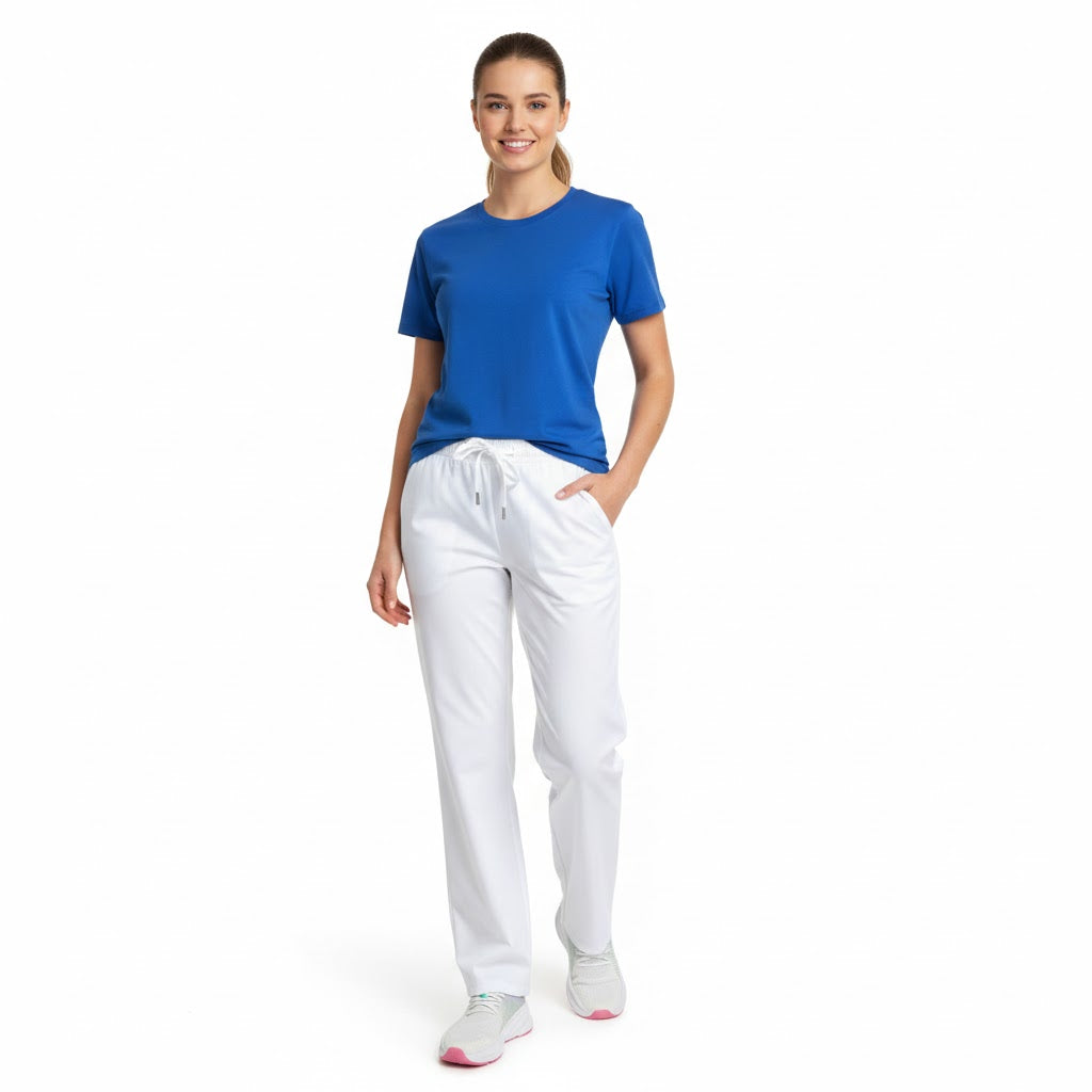 Uniformsbyxor med resår i midjan