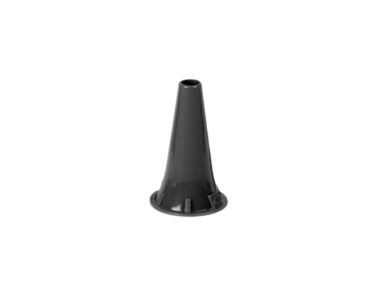 Svart spekulum till otoskop 4 mm. Paket med 250 st