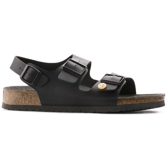 Svart Milano från Birkenstock, ESD godkända sulor
