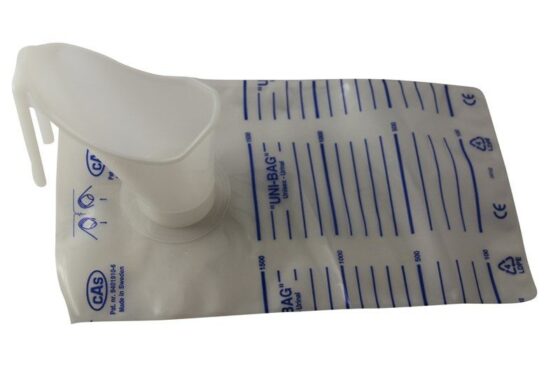 Urinflaska, engångs, 1500 ml