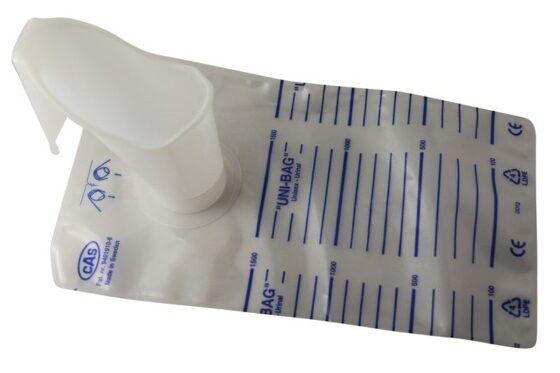 Urinflaska, engångs, 1500 ml