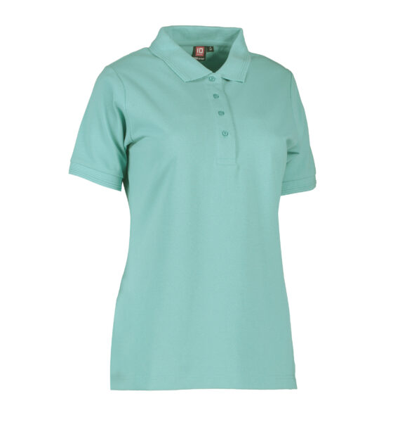Ljusgrön polo T-shirt i kraftig kvalitet