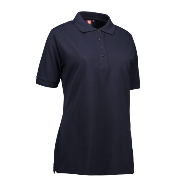 Navyblå polo T-shirt i kraftig kvalitet