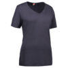 Navy blå t-shirt med v-hals