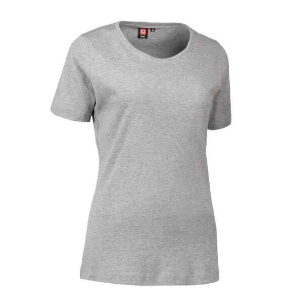 T-shirt med rund hals i grå