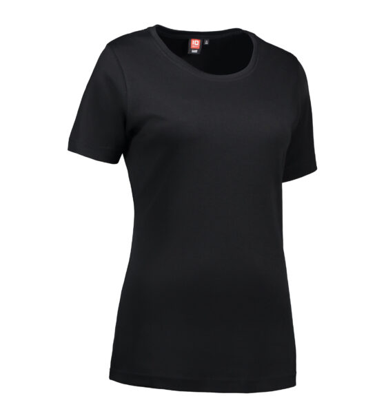 Svart t-shirt med rund hals