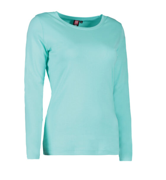 Mint färgad långärmad T-shirt