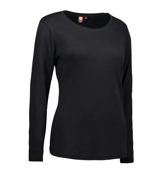 Svart långärmad T-shirt
