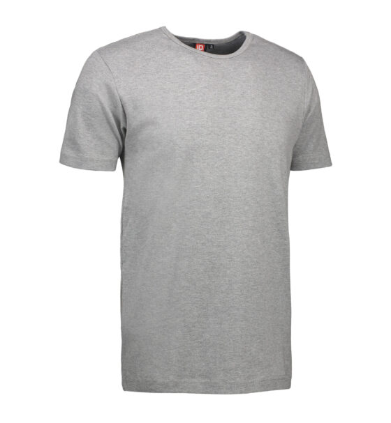 Grå t-shirt med rund hals till män
