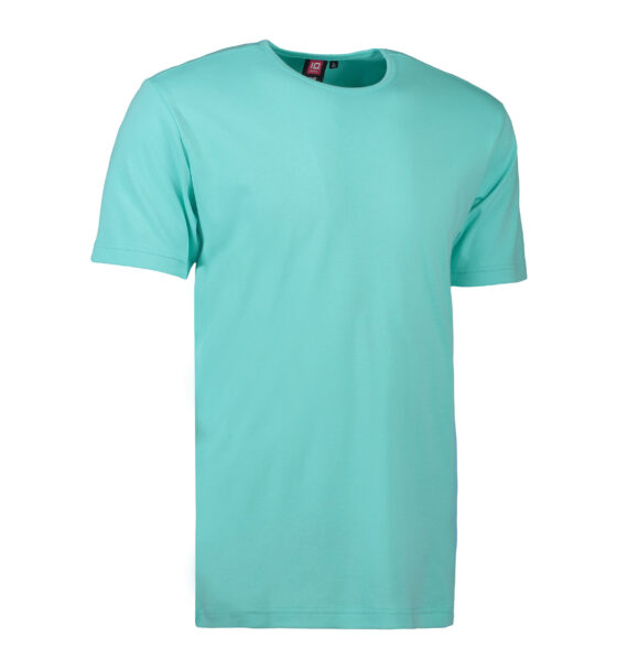 Mint färgad t-shirt med rund hals till män