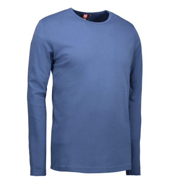 Indigo blå T-shirt till män