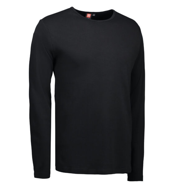 Svart långärmad T-shirt till män