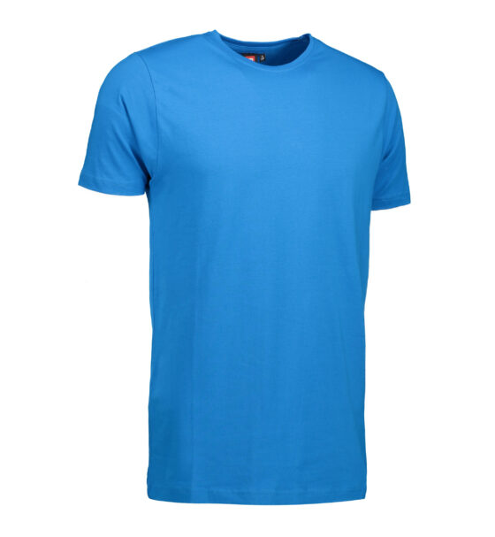 Turkos streck T-shirt till män
