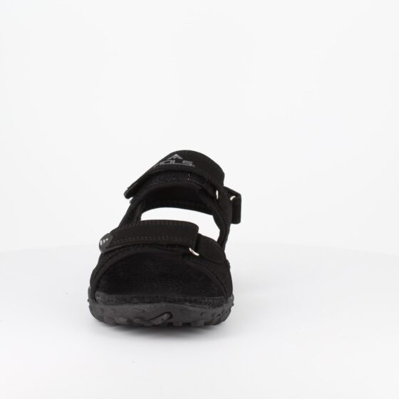 Svart sandal till dig som har breda fötter