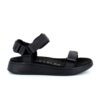 Smart svart sandal från Woden.