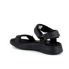 Smart svart sandal från Woden.