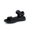 Smart svart sandal från Woden.