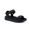 Smart svart sandal från Woden.