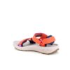 Orange vandrings sandal från Teva med bågstöd och 3 justerbara remmar.