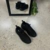 Svarta Gaitline sneakers i nubuck läder