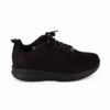 Svarta Gaitline sneakers i nubuck läder