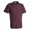 Nybo Bordeaux Unisex Natur Skjorta, Slitstark, Justerbar I Ryggen