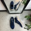 Blå herrskor från Skechers med extra hålfotsstöd