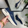 Blå herrskor från Skechers med extra hålfotsstöd